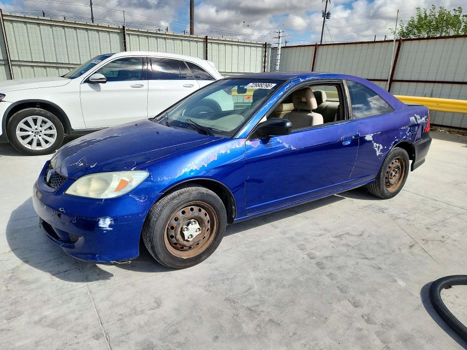 72998296 :رقم المزاد ، 1HGEM225X4L037111 vin ، 2004 Honda Civic مزاد بيع