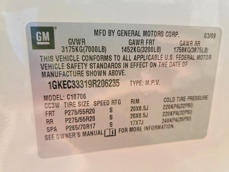Продажа на аукционе авто 2009 Gmc Yukon, vin: 1GKEC33319R206235, номер лота: 71651506