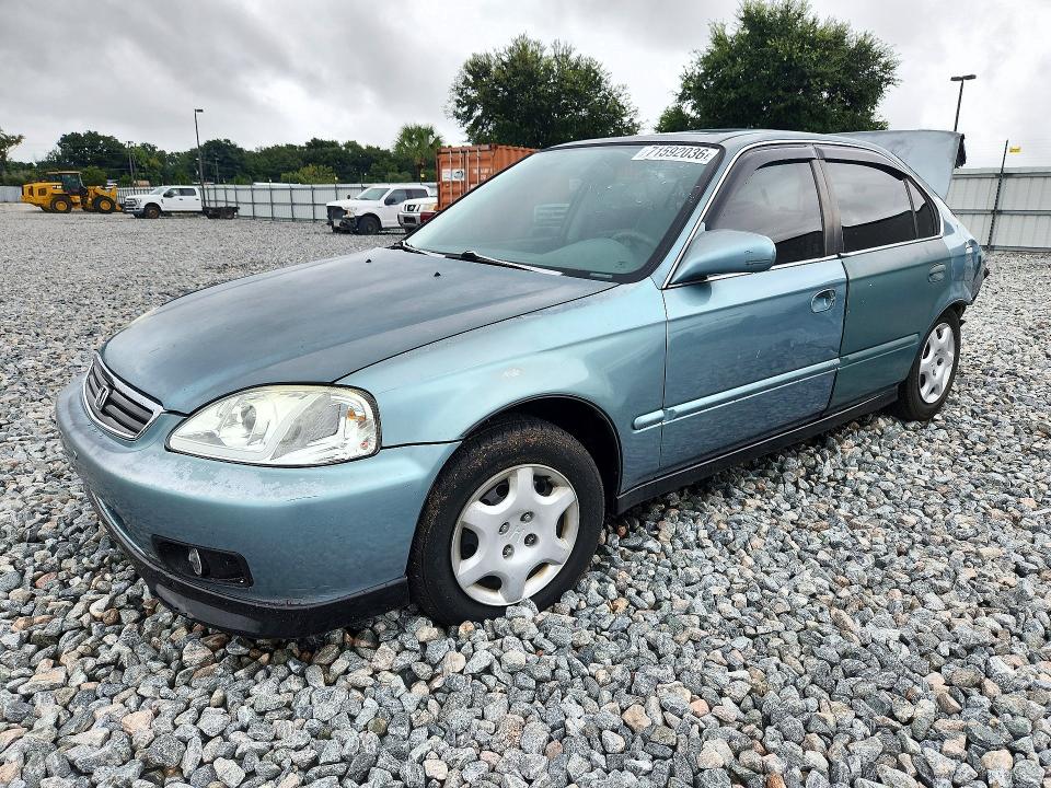 2000 Honda Civic მანქანა იყიდება აუქციონზე, vin: 1HGEJ8646YL047167, აუქციონის ნომერი: 71592036