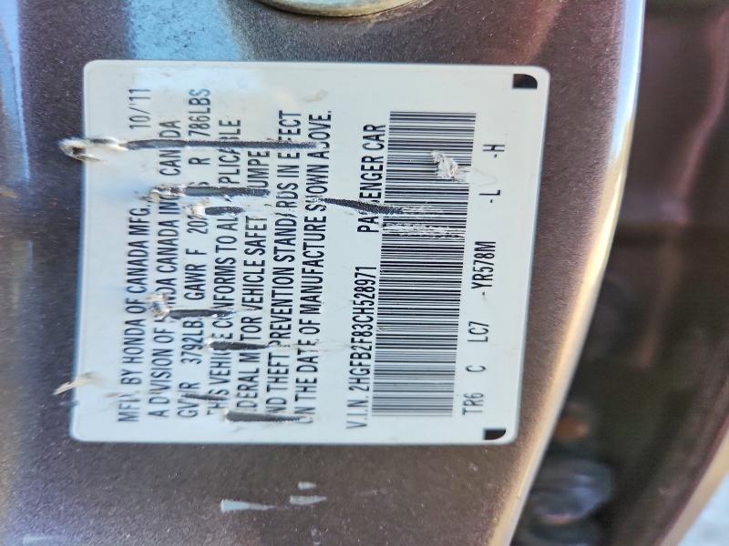 Aukcja sprzedaży 2012 Honda Civic, vin: 2HGFB2F83CH528971, numer aukcji: 71716166