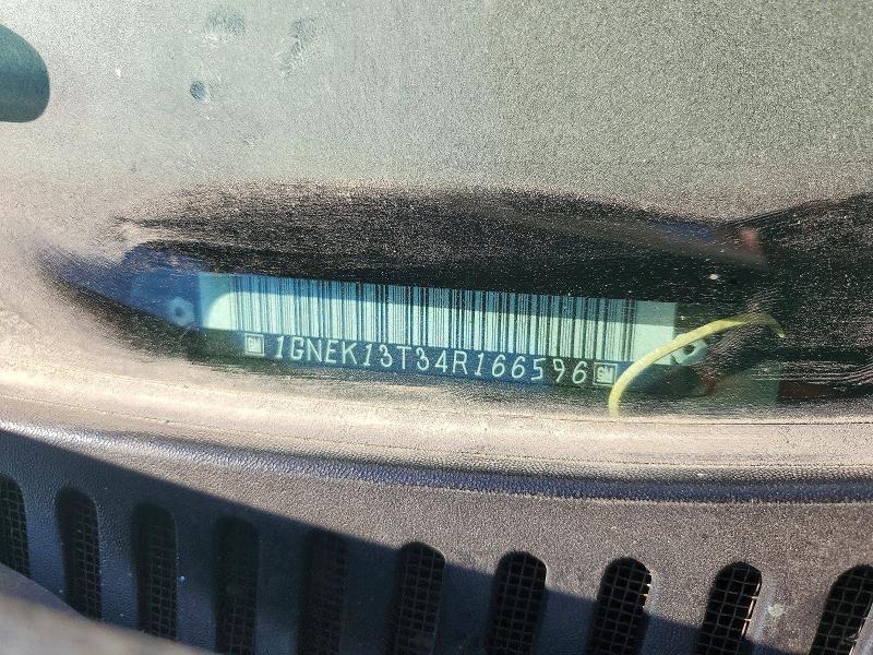 2004 Chevrolet Tahoe მანქანა იყიდება აუქციონზე, vin: 1GNEK13T34R166596, აუქციონის ნომერი: 72988426