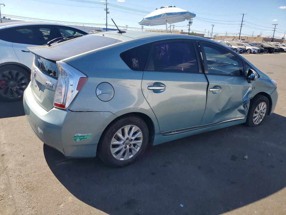 Продаж на аукціоні авто 2013 Toyota Prius Plug-in Hybrid, vin: JTDKN3DP3D3043755, номер лоту: 71030566