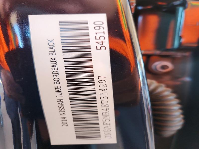 71732486 :رقم المزاد ، JN8AF5MR4ET354297 vin ، 2014 Nissan Juke مزاد بيع