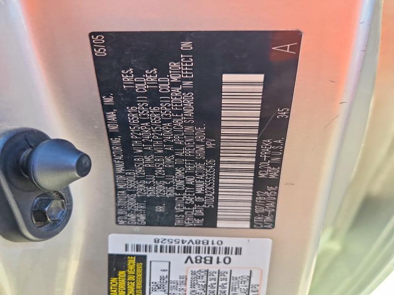 Продажа на аукционе авто 2005 Toyota Sienna, vin: 5TDZA23C55S335426, номер лота: 71425416