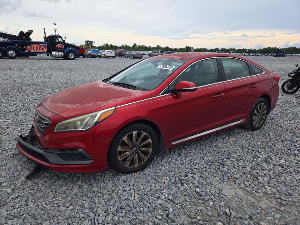 2017 Hyundai Sonata მანქანა იყიდება აუქციონზე, vin: 5NPE34AF1HH445028, აუქციონის ნომერი: 71986376