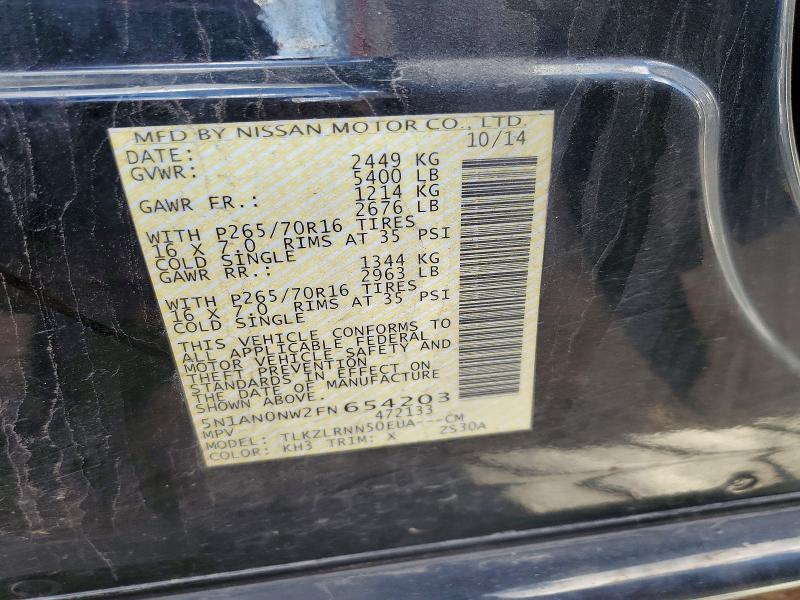 Продаж на аукціоні авто 2015 Nissan Xterra, vin: 5N1AN0NW2FN654203, номер лоту: 72163146