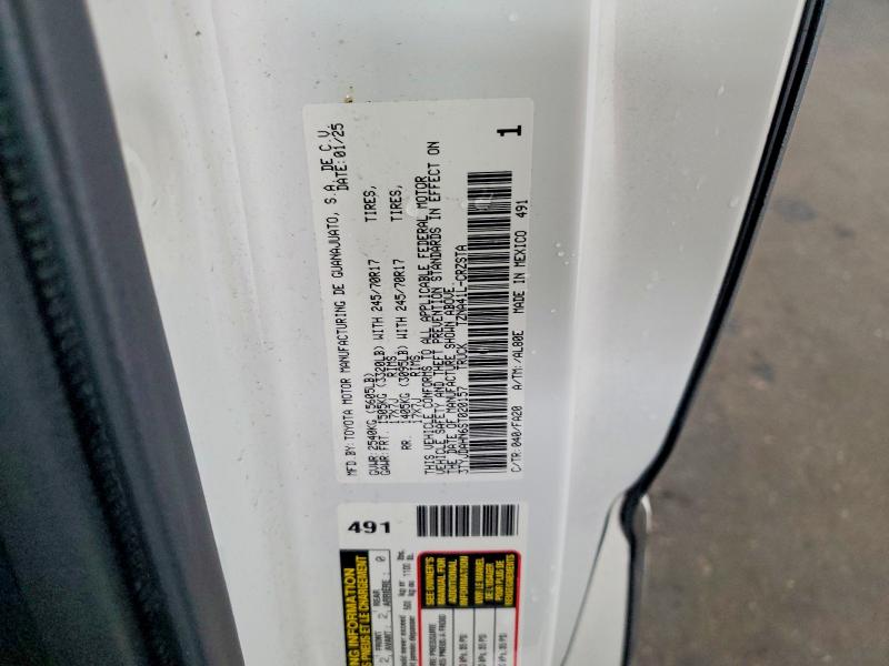 Продажа на аукционе авто 2025 Toyota Tacoma, vin: 3TYJDAHN6ST020157, номер лота: 70358506