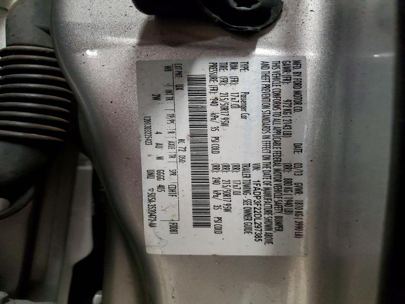 2013 Ford Focus მანქანა იყიდება აუქციონზე, vin: 1FADP3F22DL297385, აუქციონის ნომერი: 71916276