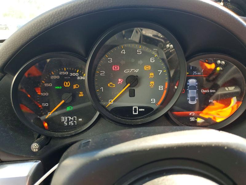 2016 Porsche Cayman მანქანა იყიდება აუქციონზე, vin: WP0ZZZ98ZGK199692, აუქციონის ნომერი: 73062196