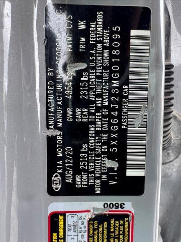 Aukcja sprzedaży 2021 Kia K5, vin: 5XXG64J23MG018095, numer aukcji: 71532276