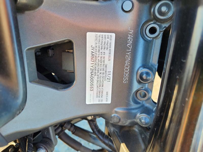 Aukcja sprzedaży 2022 Yamaha Mt09, vin: JYARN71Y2NA000553, numer aukcji: 74253986