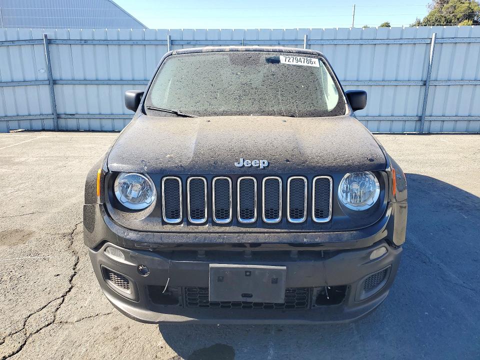 72794786 :رقم المزاد ، ZACCJAAW3GPD78109 vin ، 2016 Jeep Renegade مزاد بيع