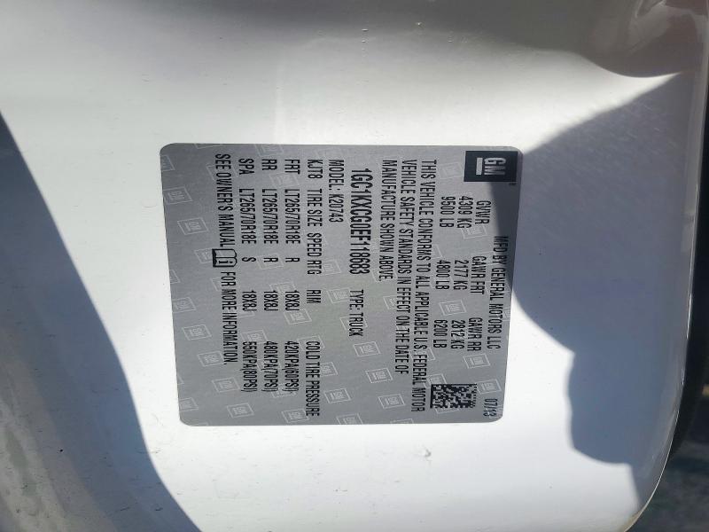 Продажа на аукционе авто 2014 Chevrolet Silverado, vin: 1GC1KXCG0EF118683, номер лота: 72623566