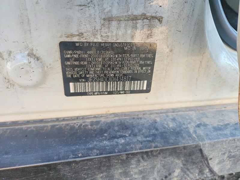 Aukcja sprzedaży 2013 Subaru Forester, vin: JF2SHADC8DH434817, numer aukcji: 70922336