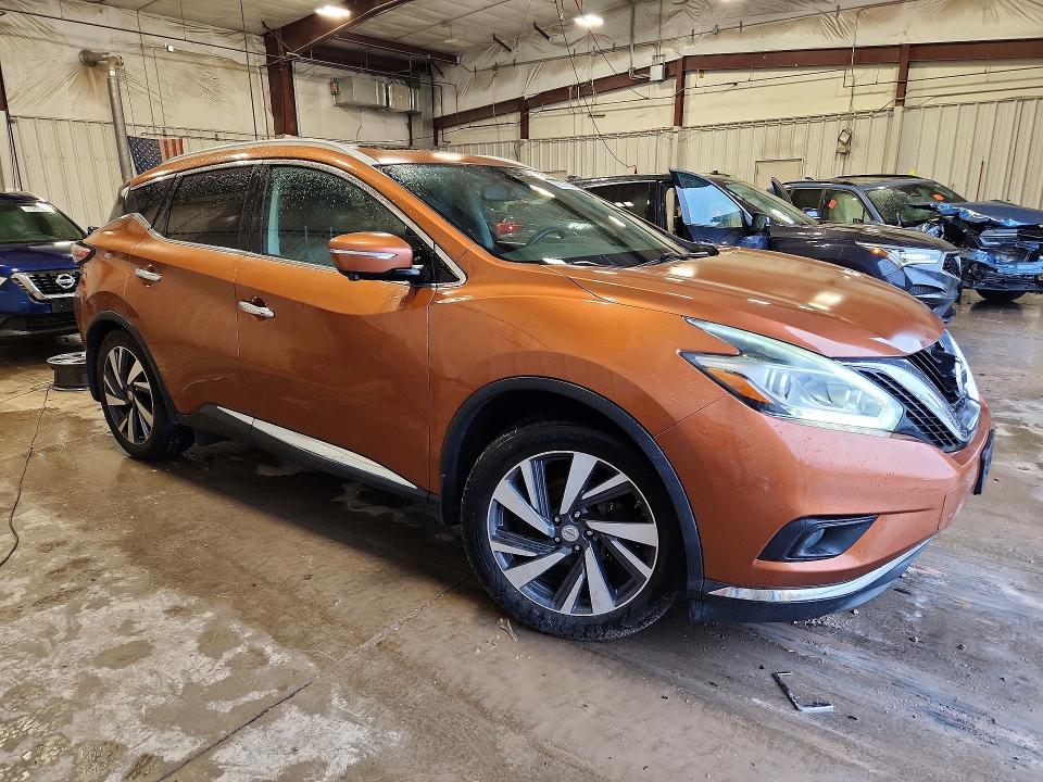 68575826 :رقم المزاد ، 5N1AZ2MH4FN223669 vin ، 2015 Nissan Murano مزاد بيع