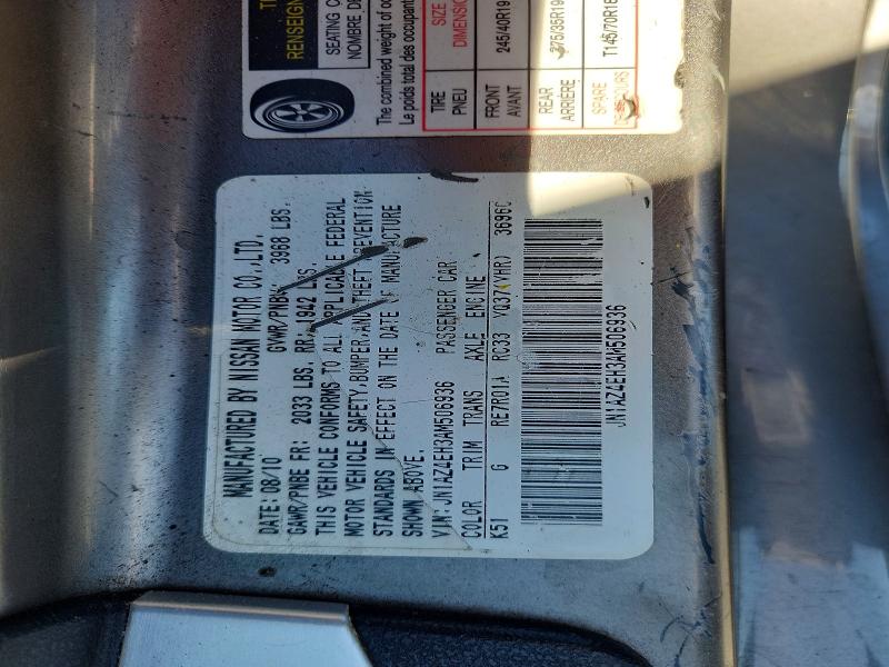 Продаж на аукціоні авто 2010 Nissan 370z, vin: JN1AZ4EH3AM506936, номер лоту: 71398966