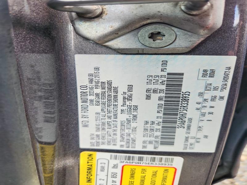 71592006 :رقم المزاد ، 3FA6P0H75ER338935 vin ، 2014 Ford Fusion مزاد بيع