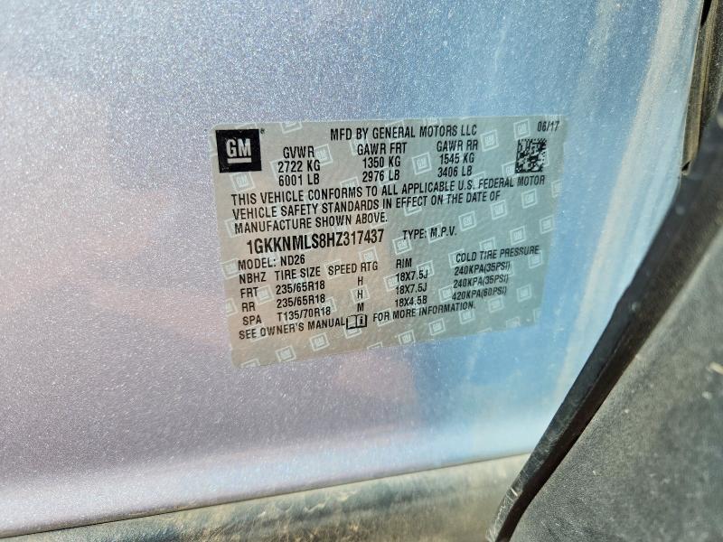 Продажа на аукционе авто 2017 Gmc Acadia, vin: 1GKKNMLS8HZ317437, номер лота: 71443746