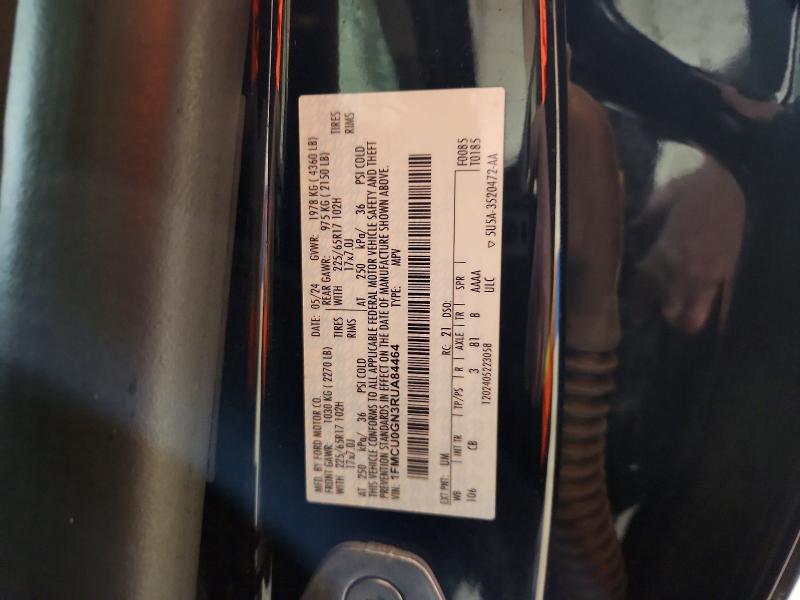2024 Ford Escape მანქანა იყიდება აუქციონზე, vin: 1FMCU0GN3RUA84464, აუქციონის ნომერი: 71775656