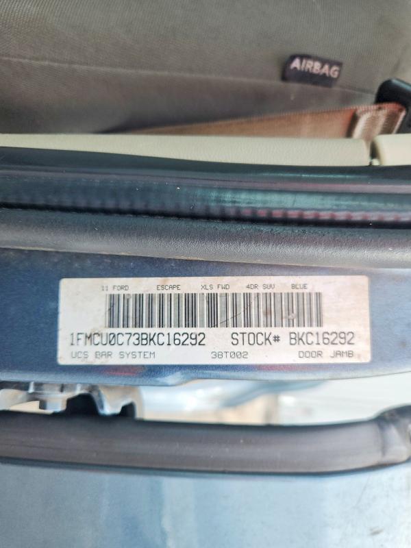 71662496 :رقم المزاد ، 1FMCU0C73BKC16292 vin ، 2011 Ford Escape مزاد بيع