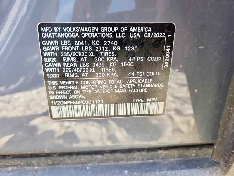 Aukcja sprzedaży 2023 Volkswagen Id.4, vin: 1V2GNPE86PC001121, numer aukcji: 71218786