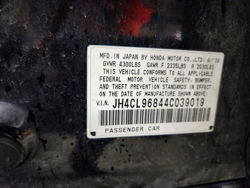 Продажа на аукционе авто 2004 Acura Tsx, vin: JH4CL96844C039019, номер лота: 71643126