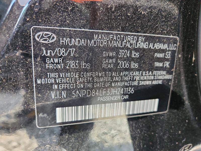 Продажа на аукционе авто 2018 Hyundai Elantra, vin: 5NPD84LF3JH241136, номер лота: 71098046