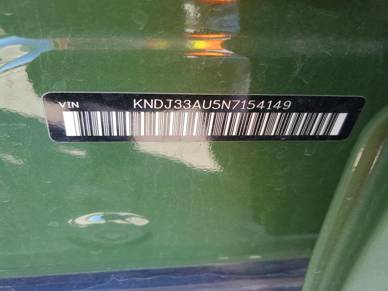 Aukcja sprzedaży 2022 Kia Soul, vin: KNDJ33AU5N7154149, numer aukcji: 71091366