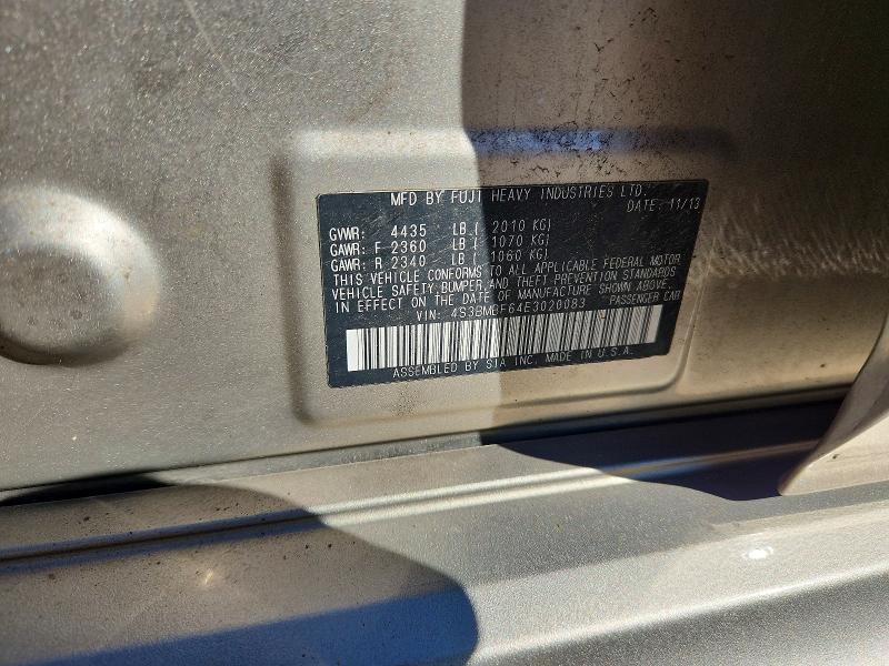 71010996 :رقم المزاد ، 4S3BMBF64E3020083 vin ، 2014 Subaru Legacy مزاد بيع