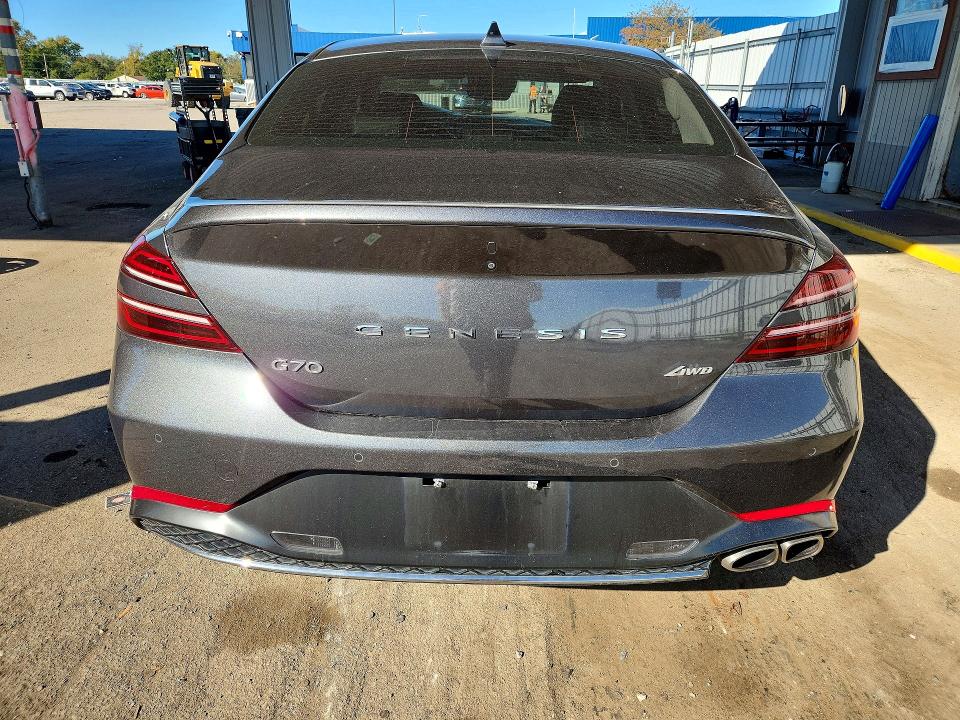2022 Genesis G70 მანქანა იყიდება აუქციონზე, vin: KMTG34TA2NU086849, აუქციონის ნომერი: 73447156