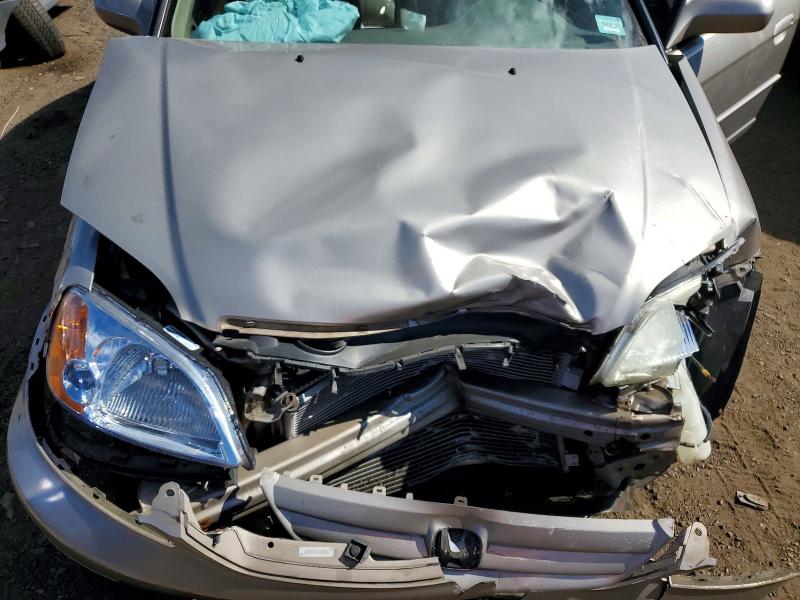 72169826 :رقم المزاد ، 1HGES26742L050743 vin ، 2002 Honda Civic مزاد بيع