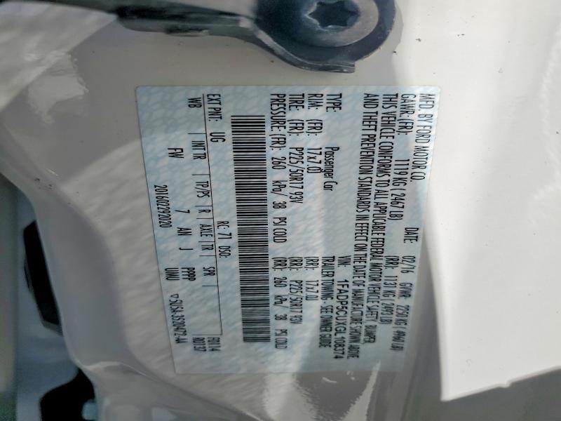 Продаж на аукціоні авто 2016 Ford C-max, vin: 1FADP5CUXGL108374, номер лоту: 71671246