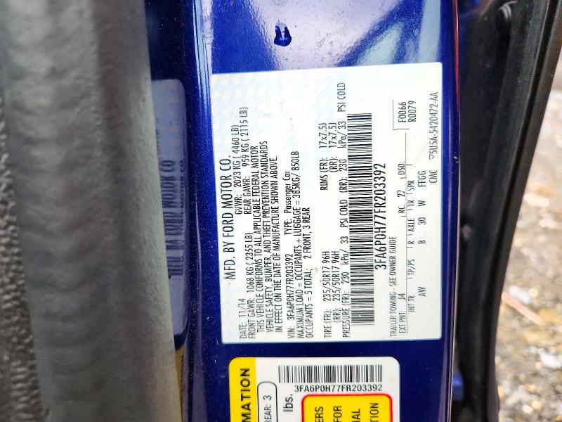 Продаж на аукціоні авто 2015 Ford Fusion, vin: 3FA6P0H77FR203392, номер лоту: 72162796