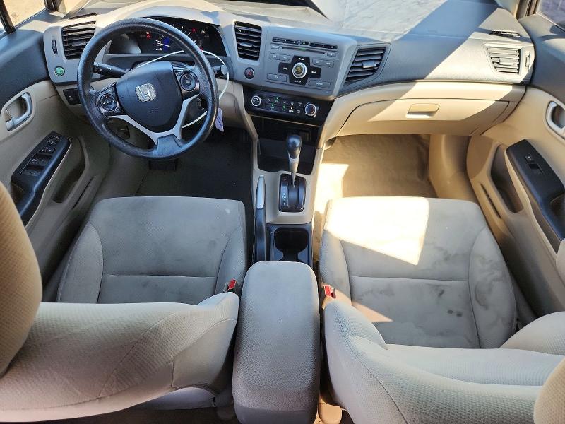2012 Honda Civic მანქანა იყიდება აუქციონზე, vin: 19XFB2F55CE387353, აუქციონის ნომერი: 72341366
