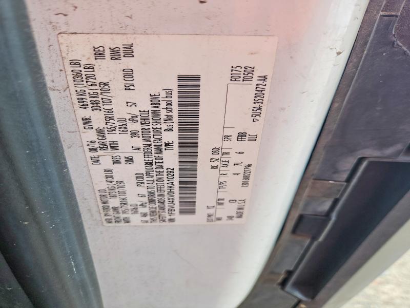 Продаж на аукціоні авто 2017 Ford Transit, vin: 1FBVU4XV0HKA10292, номер лоту: 71112286