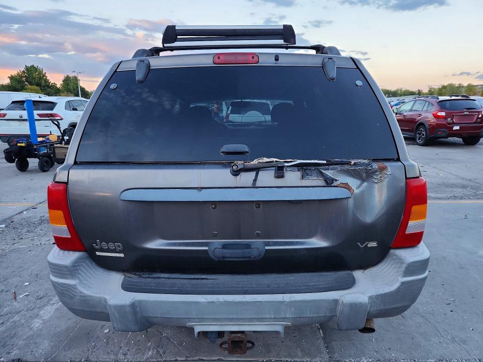 2000 Jeep Grand Cherokee მანქანა იყიდება აუქციონზე, vin: 1J4GW48NXYC168947, აუქციონის ნომერი: 72453336