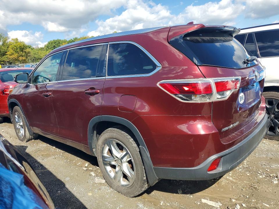 Продажа на аукционе авто 2015 Toyota Highlander, vin: 5TDDKRFH9FS124755, номер лота: 71206966