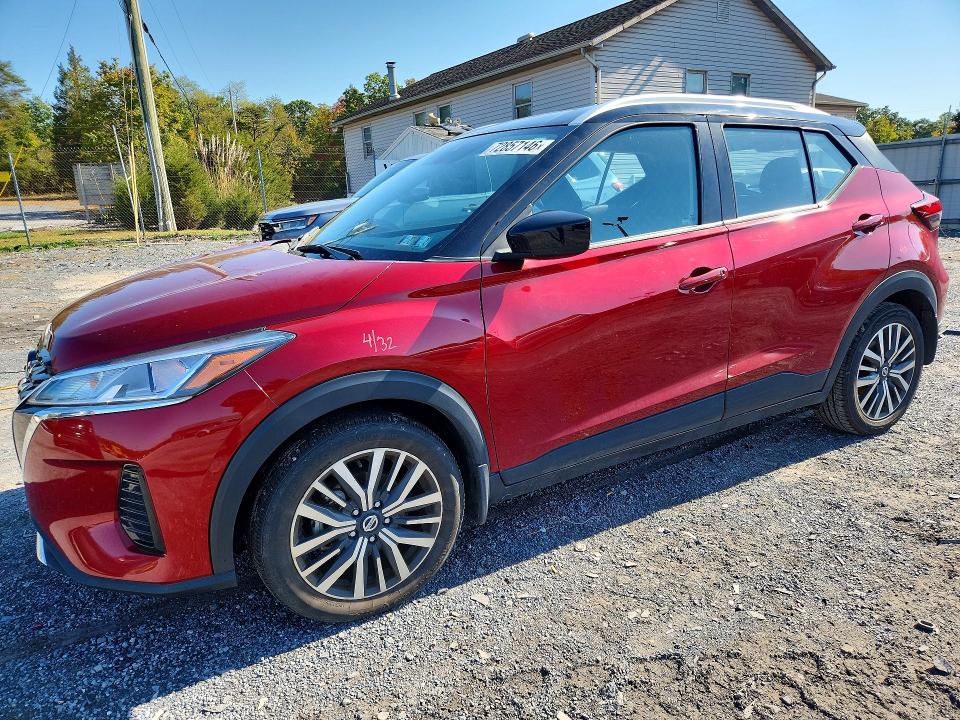 72857146 :رقم المزاد ، 3N1CP5CV0ML469288 vin ، 2021 Nissan Kicks مزاد بيع