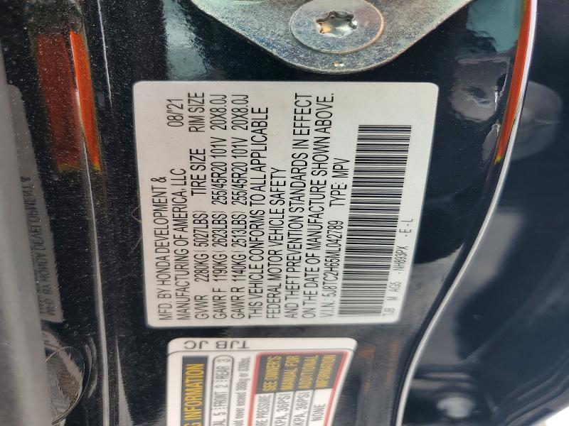 Aukcja sprzedaży 2021 Acura Rdx, vin: 5J8TC2H65ML042789, numer aukcji: 71599226
