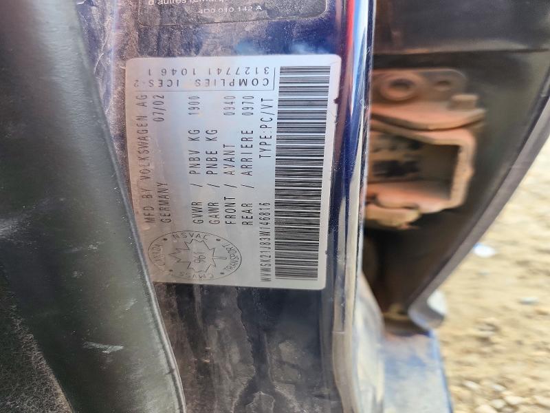 Продажа на аукционе авто 2003 Volkswagen Jetta, vin: WVWSK21J83W146816, номер лота: 71613016