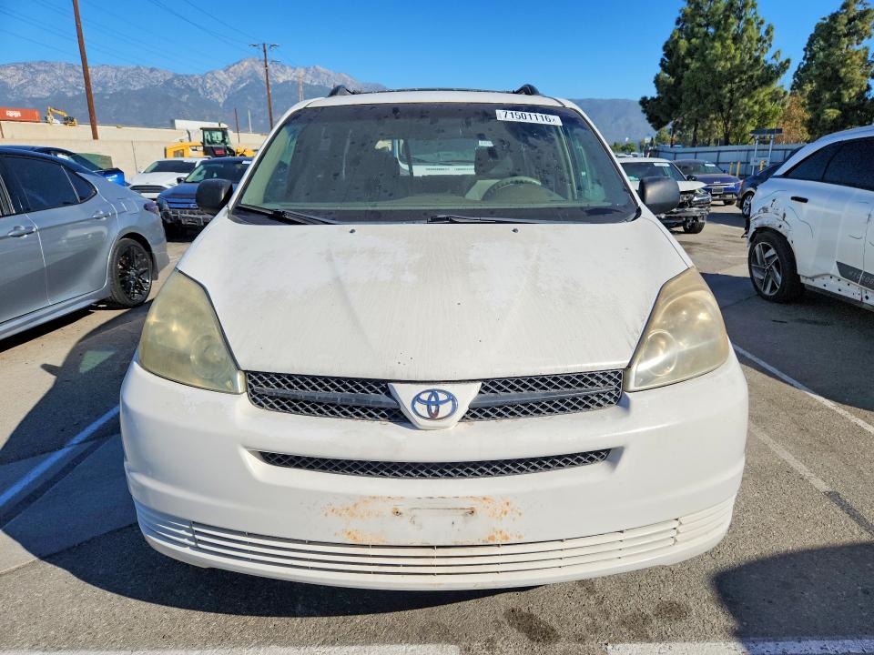 2004 Toyota Sienna მანქანა იყიდება აუქციონზე, vin: 5TDZA23C54S131630, აუქციონის ნომერი: 71501116