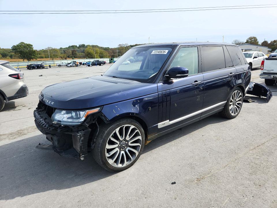 Aukcja sprzedaży 2016 Land Rover Range Rover, vin: SALGV3EF5GA273253, numer aukcji: 72240826