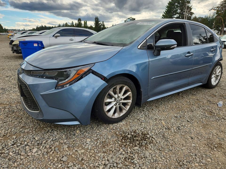 2020 Toyota Corolla მანქანა იყიდება აუქციონზე, vin: 5YFFPRAE3LP012299, აუქციონის ნომერი: 68837656