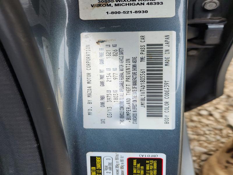 Продаж на аукціоні авто 2013 Mazda 3, vin: JM1BL1V74D1805561, номер лоту: 70897376