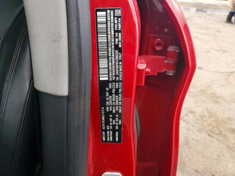 Продаж на аукціоні авто 2018 Alfa Romeo Stelvio, vin: ZASFAKPN7J7B62325, номер лоту: 71418946