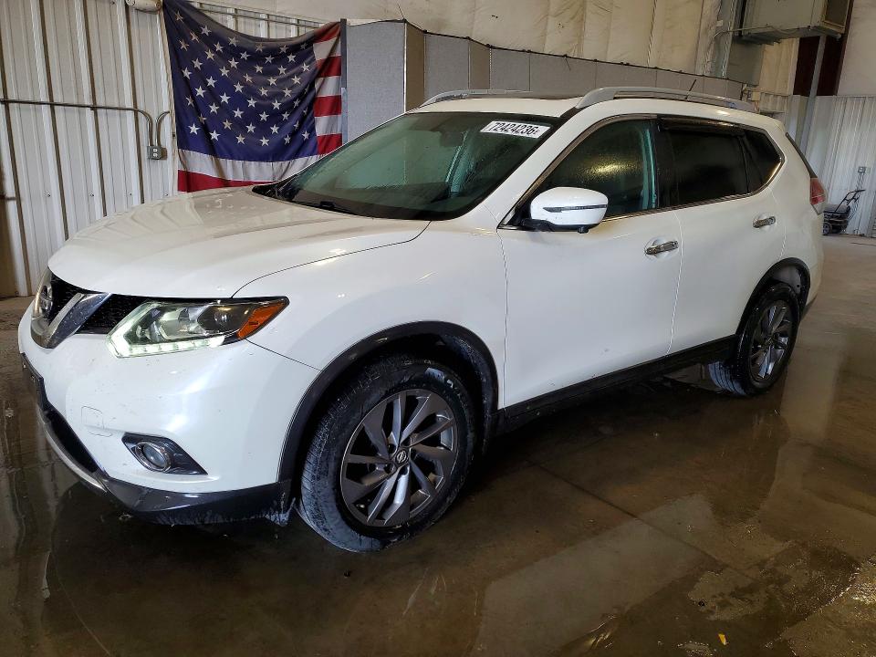 2016 Nissan Rogue მანქანა იყიდება აუქციონზე, vin: 5N1AT2MV1GC772587, აუქციონის ნომერი: 72424236