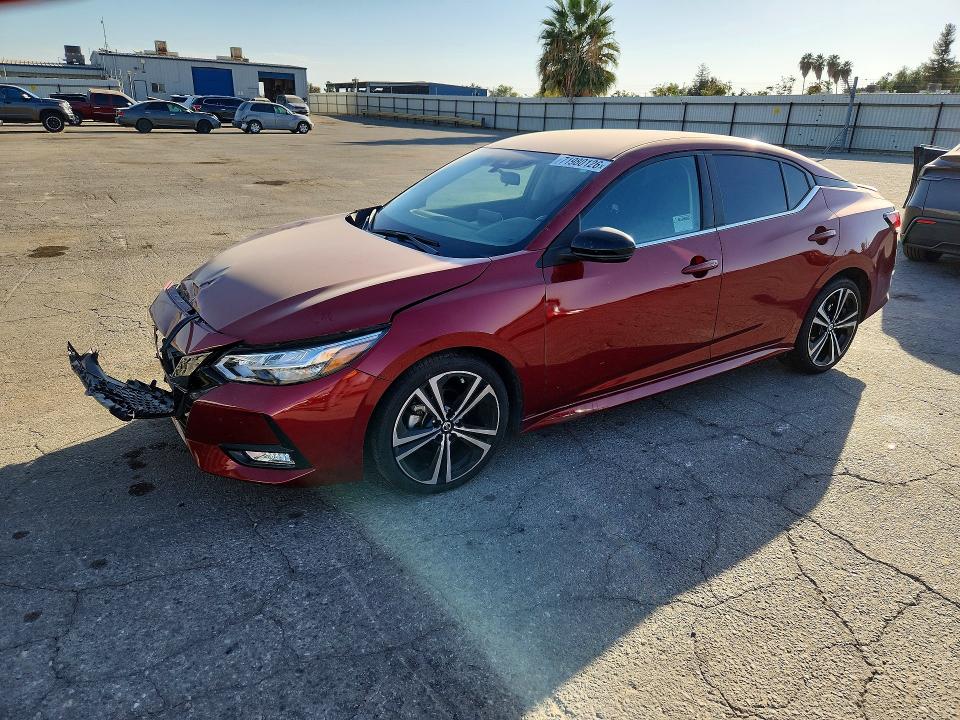 2022 Nissan Sentra მანქანა იყიდება აუქციონზე, vin: 3N1AB8DV4NY213505, აუქციონის ნომერი: 71980126