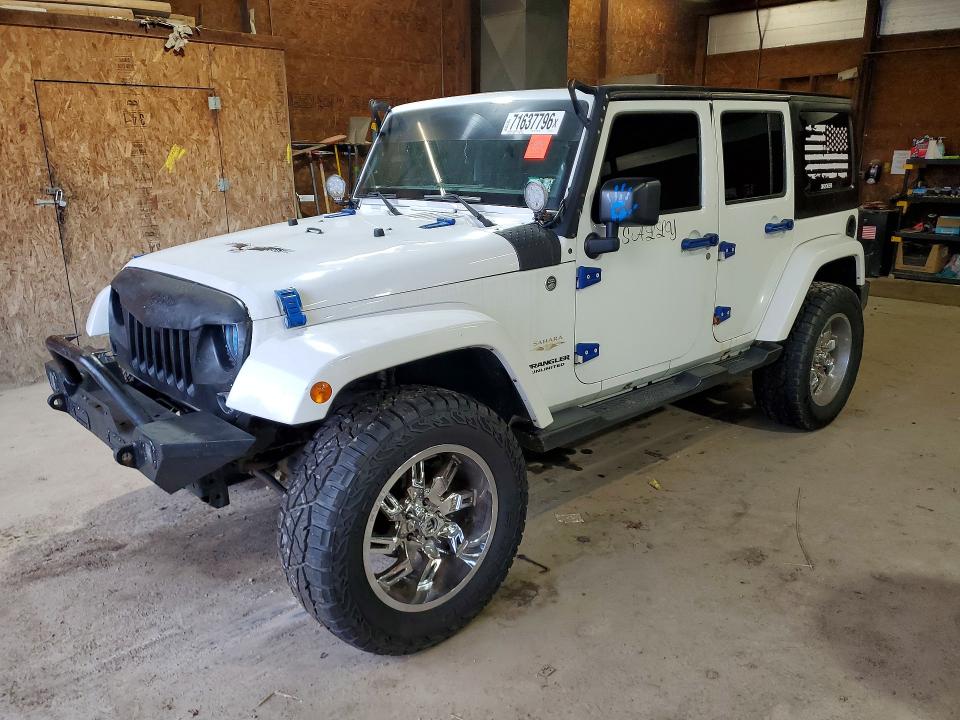 Auction sale of the 2015 Jeep Wrangler Unlimited, vin: 1C4HJWEG5FL621671, lot number: 71637796
