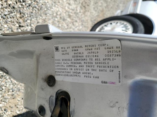 Aukcja sprzedaży 1990 Cadillac Seville, vin: 1G6KS5338LU829971, numer aukcji: 71105566