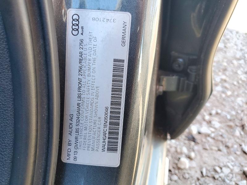 Продажа на аукционе авто 2014 Audi A6, vin: WAUHGAFC1EN050046, номер лота: 72152816